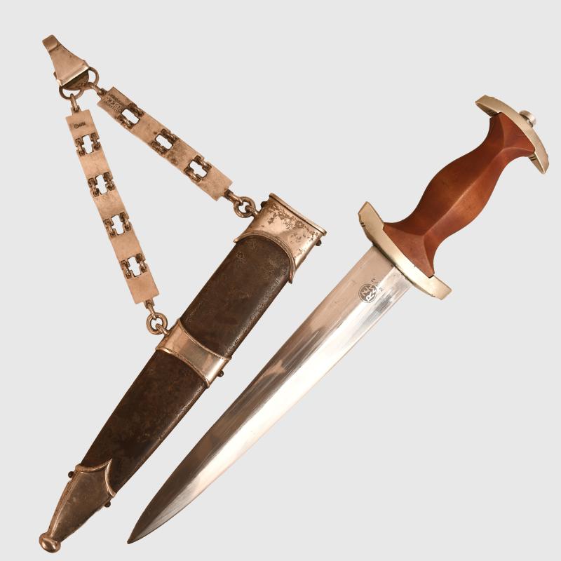 GERMAN WWII NSKK CHAINED OFFICERS DAGGER.