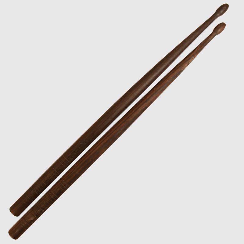 GERMAN WWII PAIR OF WOODEN DRUM STICKS FOR USE BY MILITARY BANDSMEN.