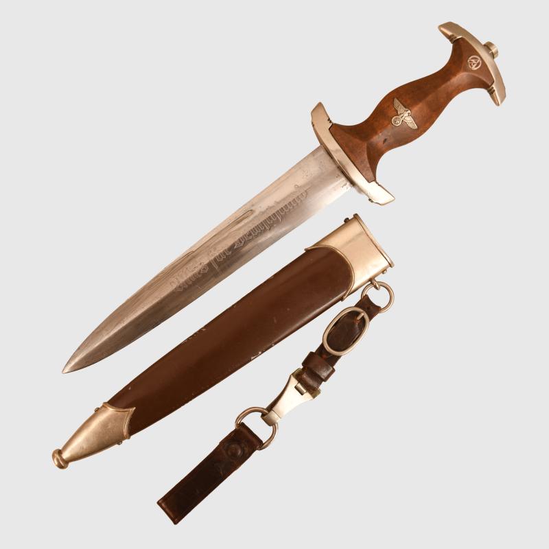 GERMAN WWII SA MANS DAGGER BY CHRISTIANSWERK OF SOLINGEN.
