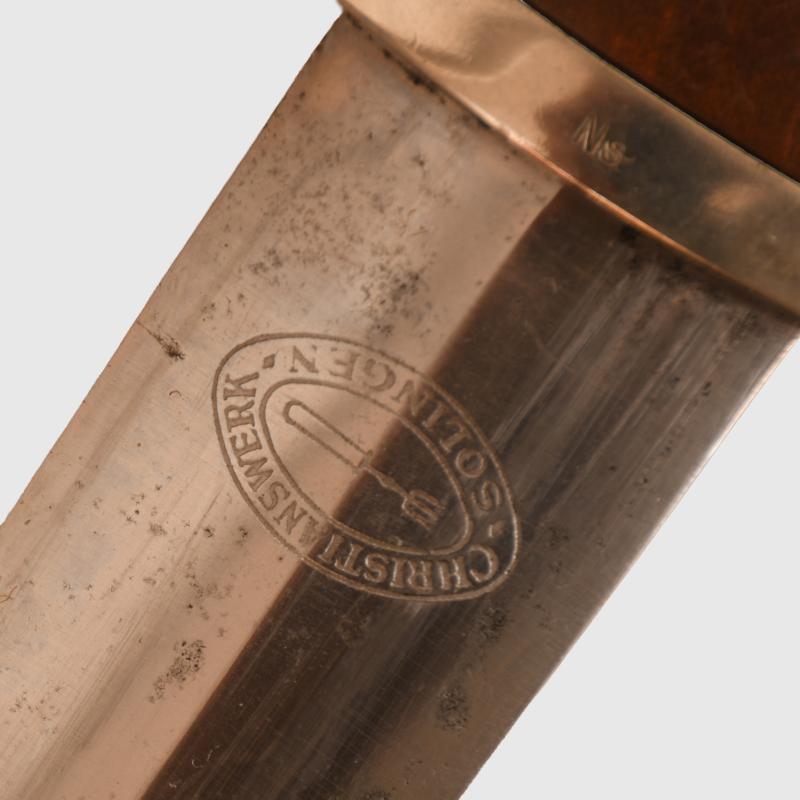 GERMAN WWII SA MANS DAGGER BY CHRISTIANSWERK OF SOLINGEN.