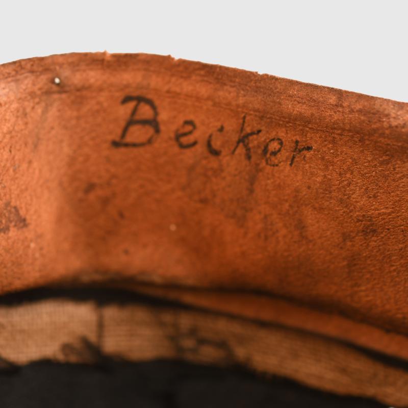 GERMAN WWII EARLY ALLGEMEINE SS OFFICERS CRUSHER CAP.