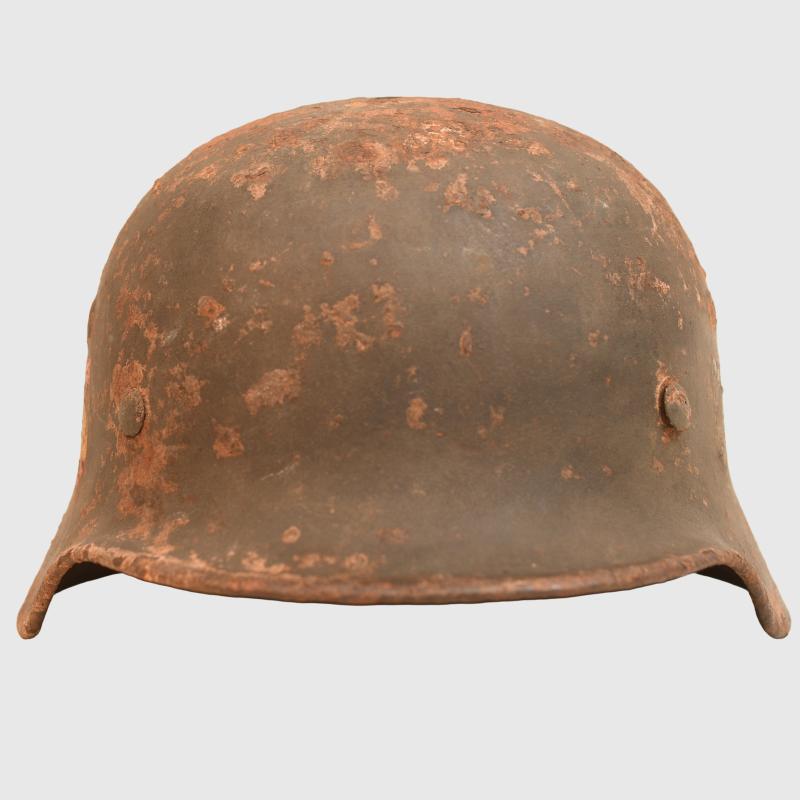 GERMAN WWII SPANISH BLUE DIVISION HELMET.