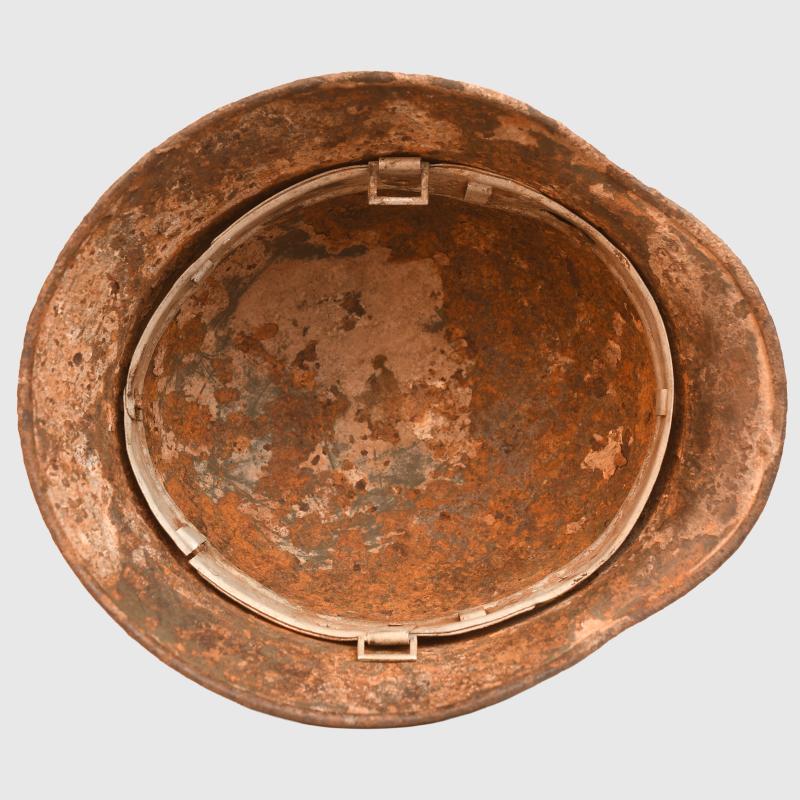 GERMAN WWII SPANISH BLUE DIVISION HELMET.