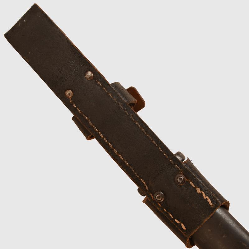 GERMAN WWII K/98 BAYONET WITH SIMPLIFIED FROG.