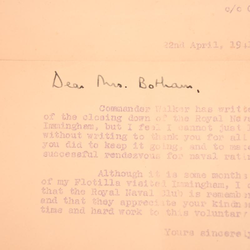 BRITISH WWII LORD LOUIS MOUNTBATTEN SIGNATURE.