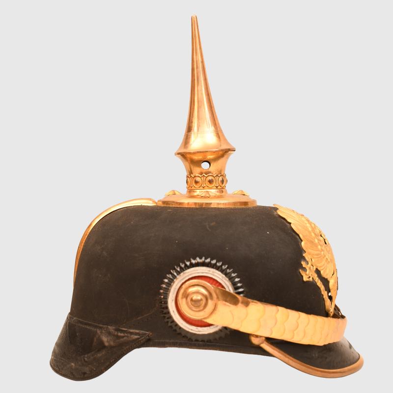 GERMAN WWI PRUSSIAN RESERVE MEDICAL OFFICERS PICKELHAUBE.