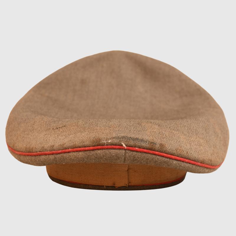 GERMAN WWI ARMY NCO VISOR CAP WITH CAMOUFLAGE CENTRE BAND.