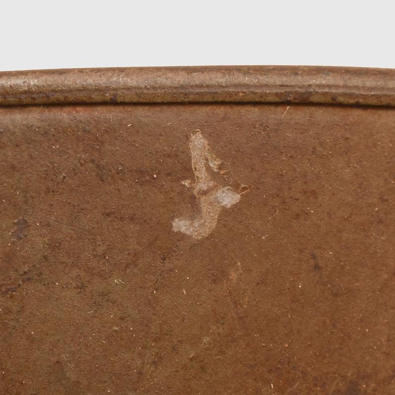 GERMAN WWI M.16 TRENCH HELMET WITH LINER AND ORIGINAL CHINSTRAP.