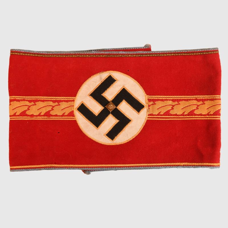 GERMAN WWII NSDAP ORTSGRUPPENLEITER ARMBAND.