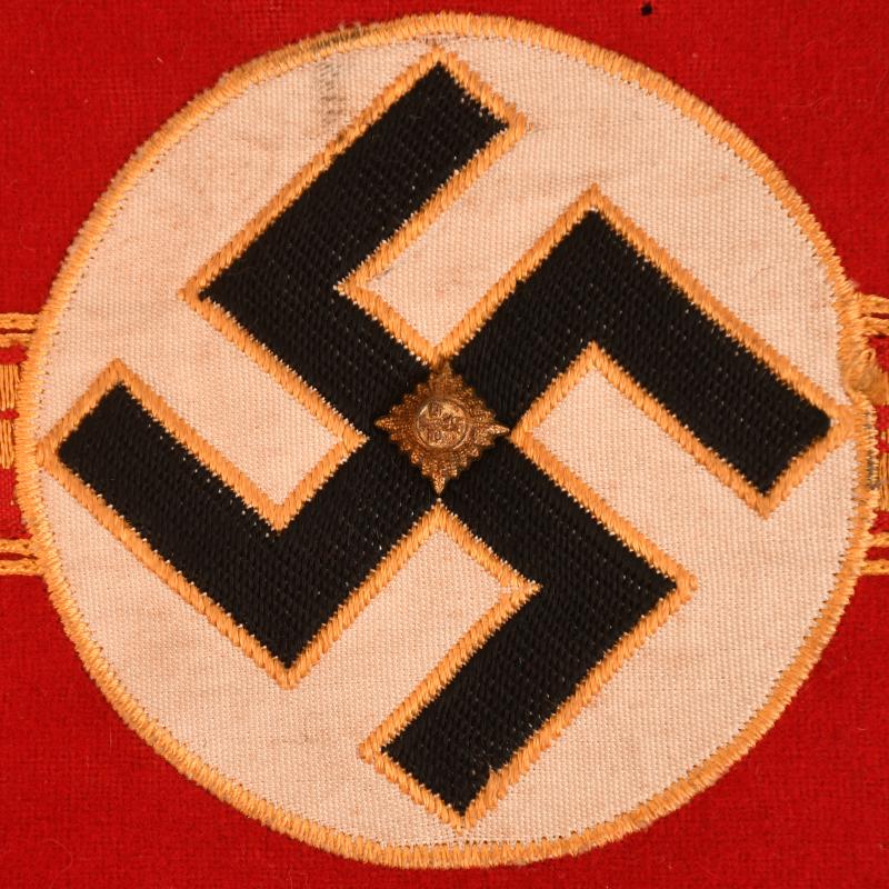 GERMAN WWII NSDAP ORTSGRUPPENLEITER ARMBAND.
