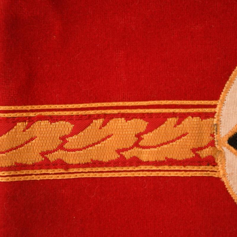 GERMAN WWII NSDAP ORTSGRUPPENLEITER ARMBAND.