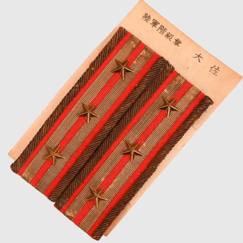 JAPANESE WWII ARMY COLONEL’S SHOULDER INSIGNIA.