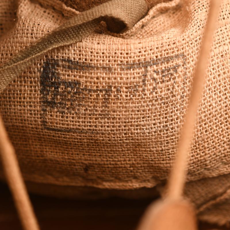 JAPANESE WWII TYPE 90 ARMY COMBAT HELMET WITH STRING NET.