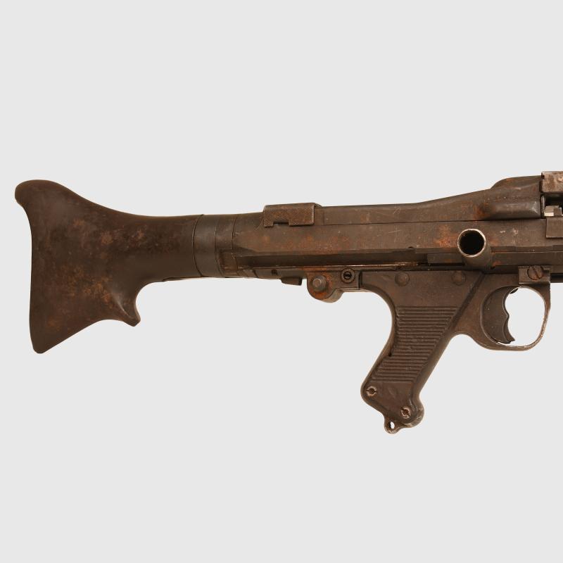 GERMAN WWII MG34 MACHINE GUN, DE-ACTIVATED.