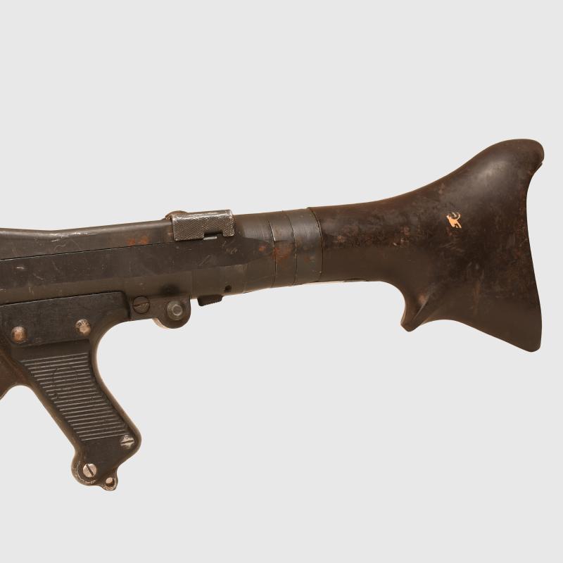 GERMAN WWII MG34 MACHINE GUN, DE-ACTIVATED.
