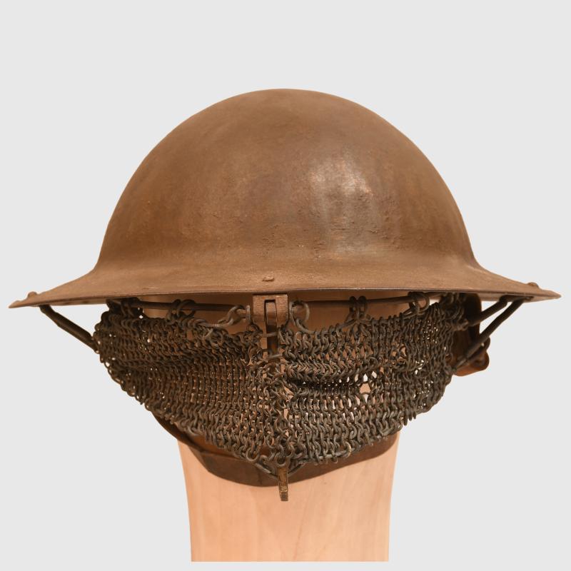 BRITISH WWI 2ND PATTERN CRUISE BRODIE HELMET.