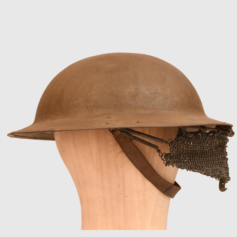BRITISH WWI 2ND PATTERN CRUISE BRODIE HELMET.