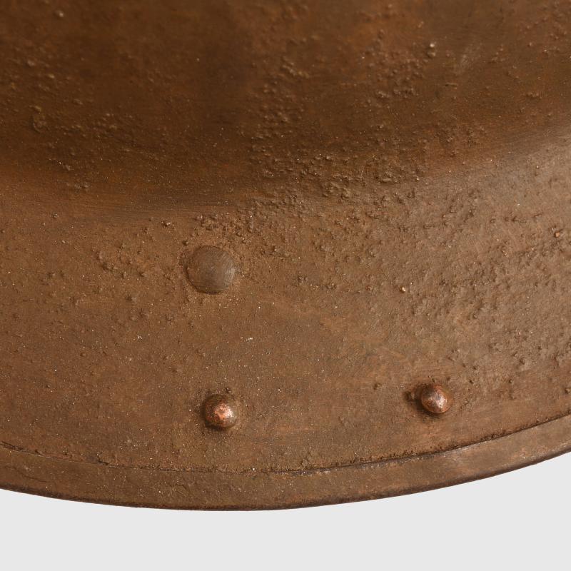 BRITISH WWI 2ND PATTERN CRUISE BRODIE HELMET.