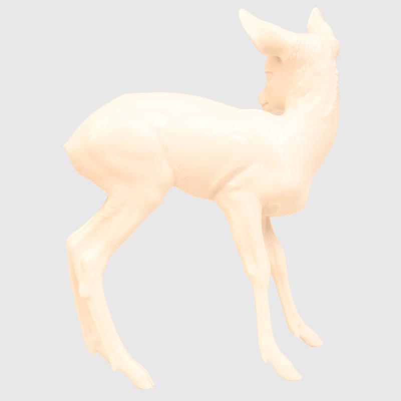 GERMAN WWII ALLACH STANDING FAWN.