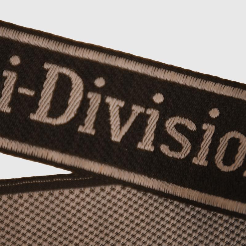 GERMAN WWII SS POLICE DIVISION BEVO WOVEN CUFF TITLE.