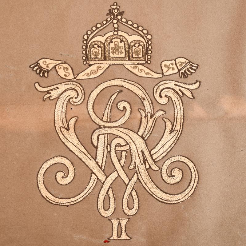 GERMAN WWI IMPERIAL GERMAN 13TH REGIMENT OF UHLANS TRUMPET BANNER.