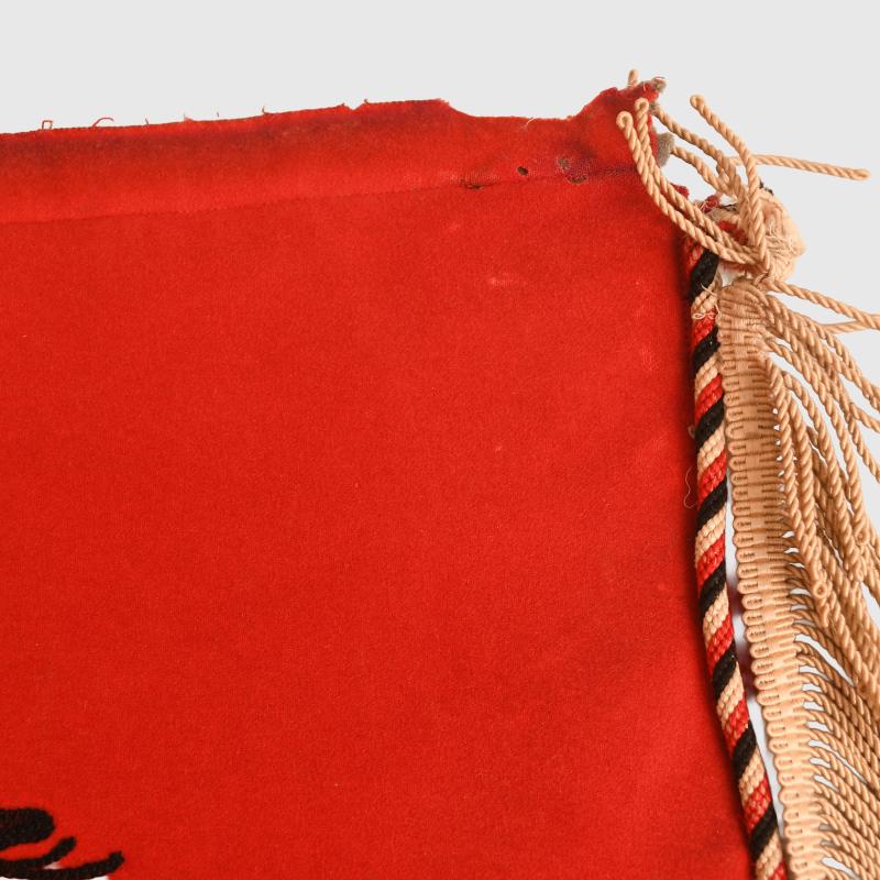 GERMAN WWI IMPERIAL GERMAN 13TH REGIMENT OF UHLANS TRUMPET BANNER.